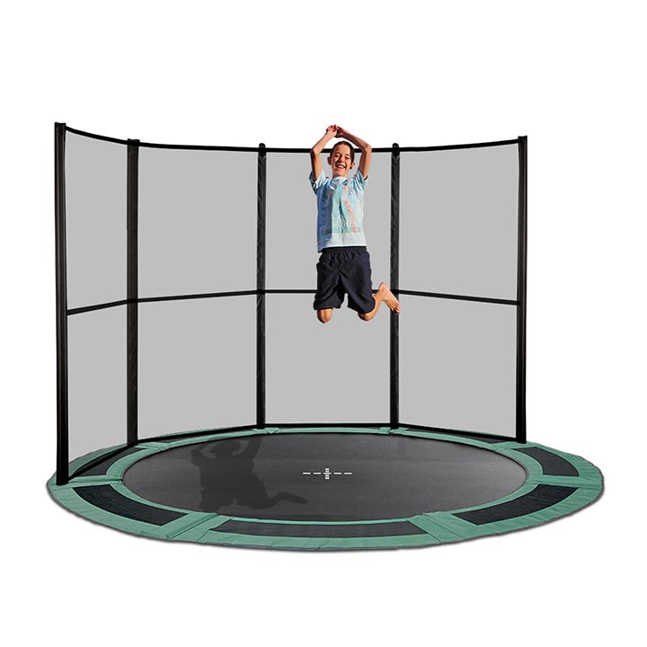 10ft In-Ground Half Enclosure