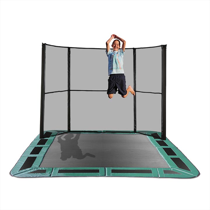 10x14ft In-Ground Half Enclosure