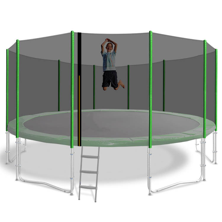 15ft Safety Nets - Safety Nets For Trampolines - 10 Pole Safety Net