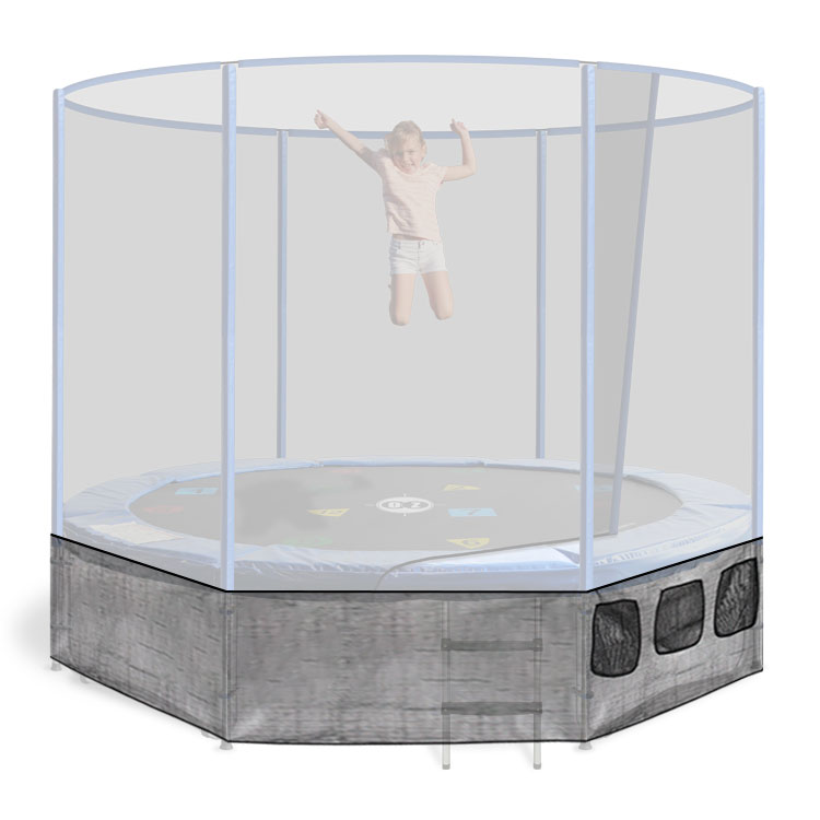 Trampoline Pocket Surround - 8ft trampoline Skirt