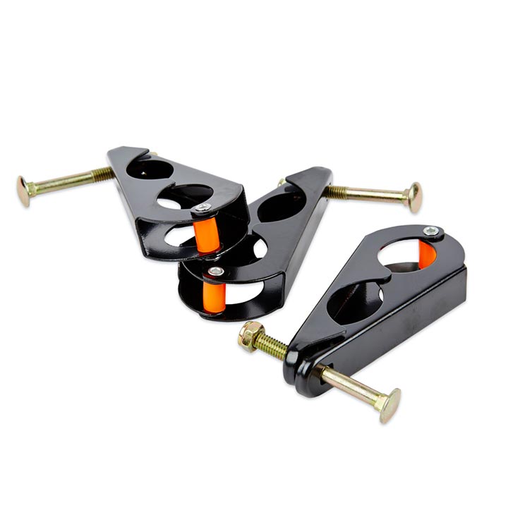 trampoline safety pole brackets