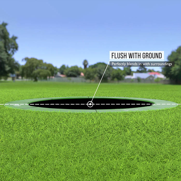 14ft Commercial In-Ground Trampoline