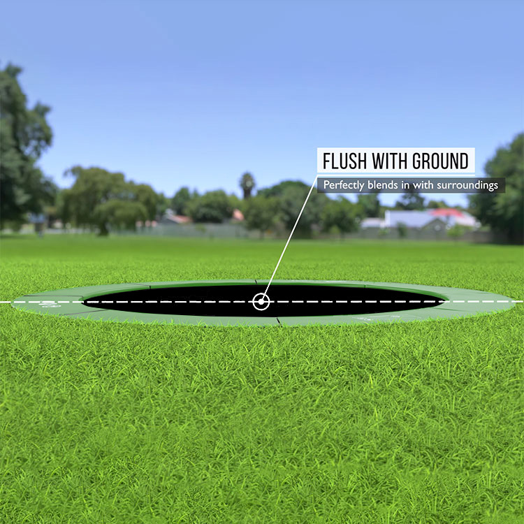 8ft Commercial In-Ground Trampoline