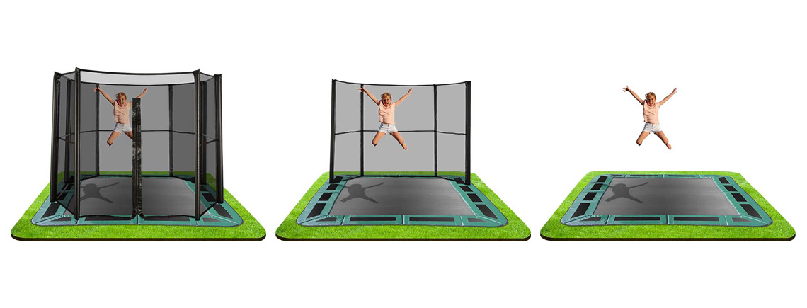 OPTION OF FULL, HALF OR NO ENCLOSURES