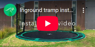 Inground tramp installation